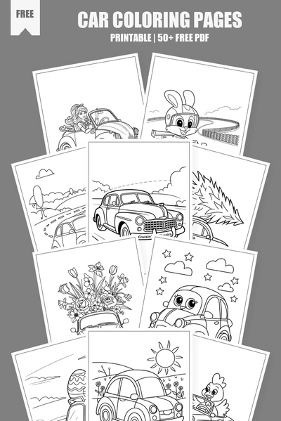 Coloring Pages PDF Pack Cover