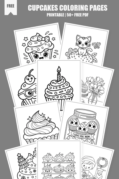 Coloring Pages PDF Pack Cover