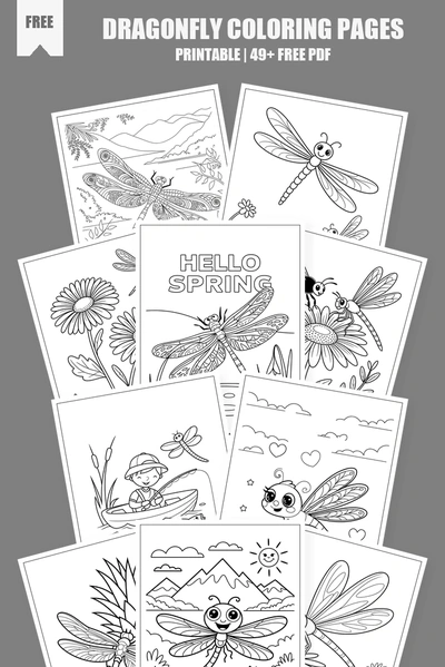 Coloring Pages PDF Pack Cover