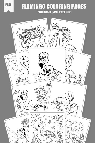 Coloring Pages PDF Pack Cover