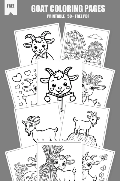 Coloring Pages PDF Pack Cover