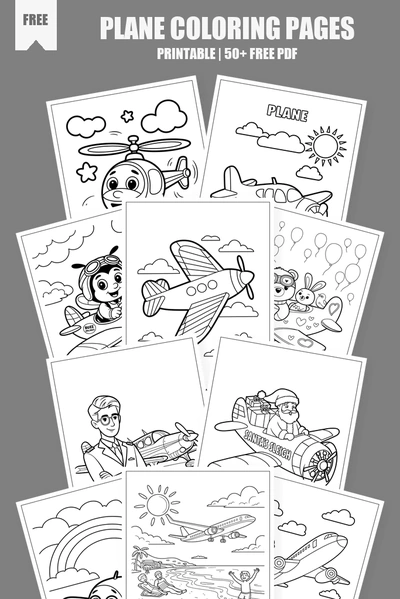 Coloring Pages PDF Pack Cover