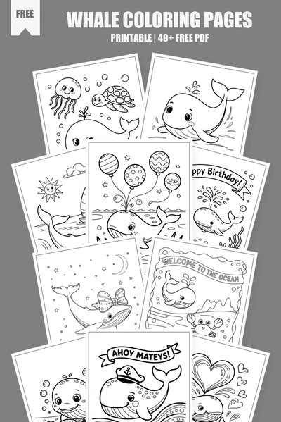 Coloring Pages PDF Pack Cover