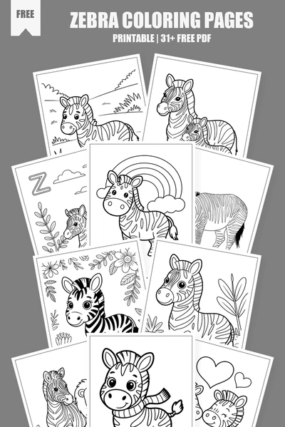 Coloring Pages PDF Pack Cover