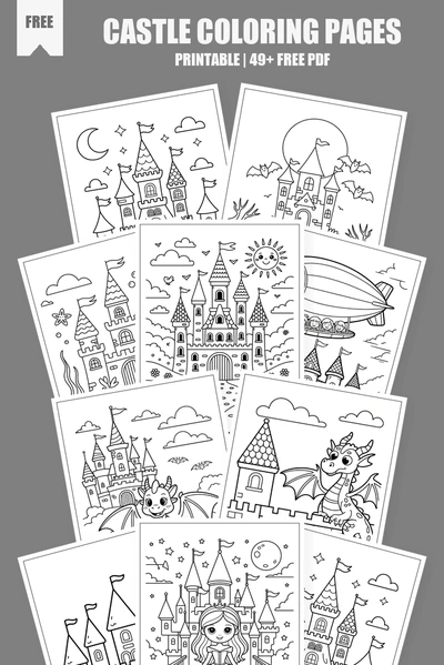 Coloring Pages PDF Pack Cover