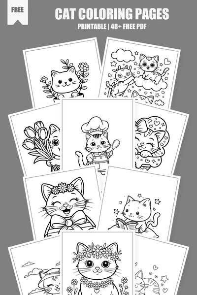 Coloring Pages PDF Pack Cover