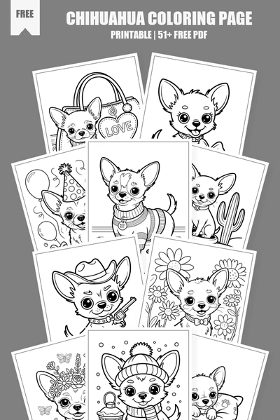 Coloring Pages PDF Pack Cover