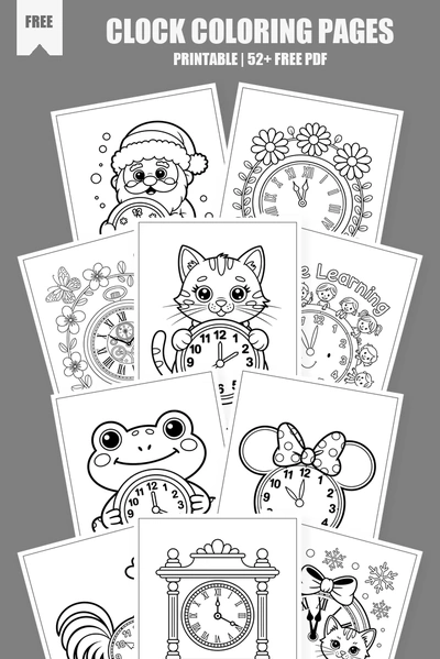 Coloring Pages PDF Pack Cover