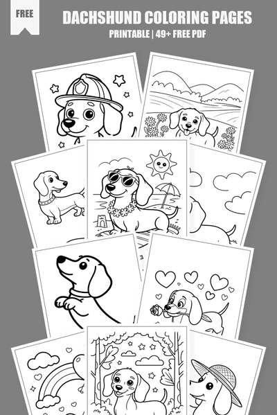 Coloring Pages PDF Pack Cover