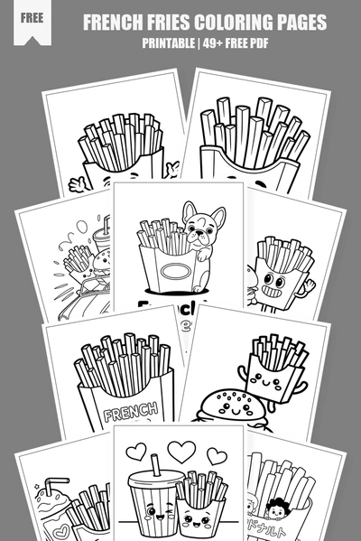 Coloring Pages PDF Pack Cover