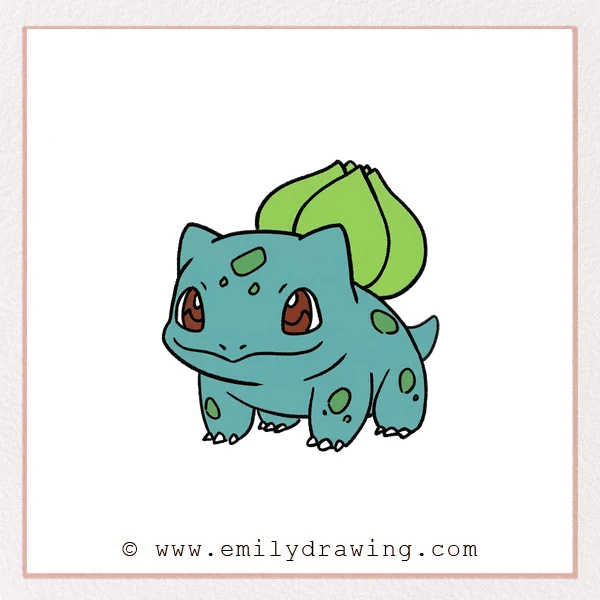 Preview of Bulbasaur drawing