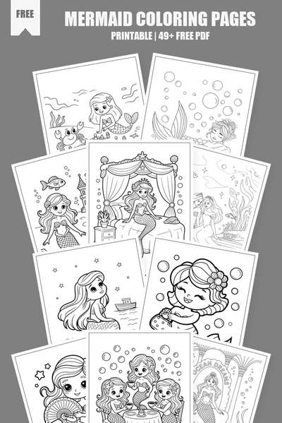 Coloring Pages PDF Pack Cover