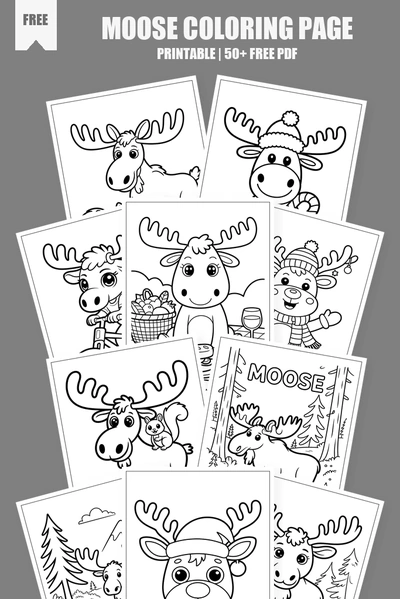 Coloring Pages PDF Pack Cover