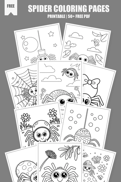 Coloring Pages PDF Pack Cover