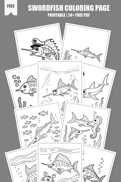 Coloring Pages PDF Pack Cover