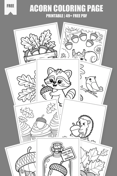 Coloring Pages PDF Pack Cover