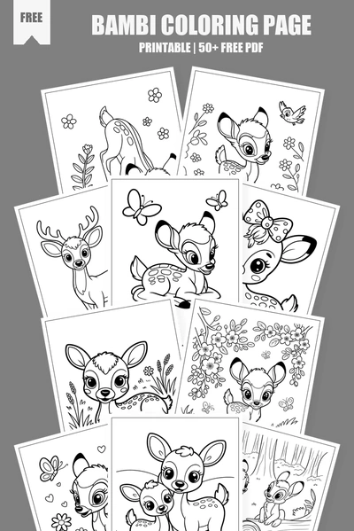 Coloring Pages PDF Pack Cover