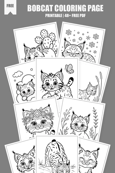 Coloring Pages PDF Pack Cover
