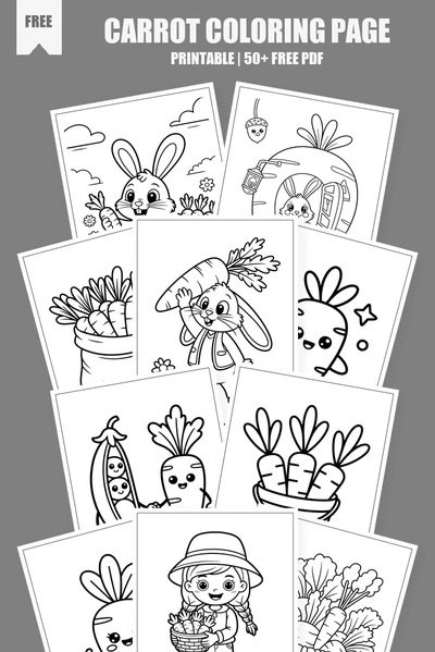 Coloring Pages PDF Pack Cover
