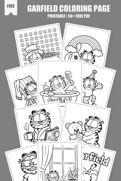 Coloring Pages PDF Pack Cover