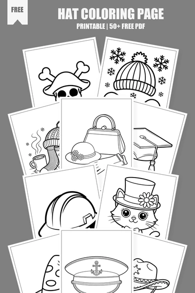 Coloring Pages PDF Pack Cover