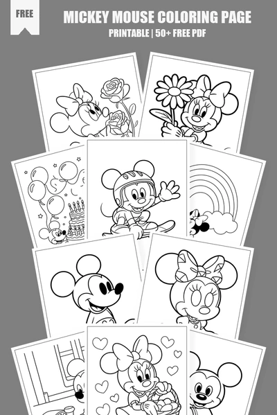 Coloring Pages PDF Pack Cover