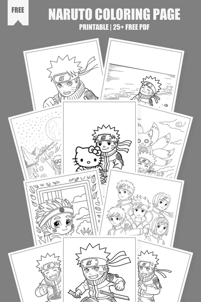 Coloring Pages PDF Pack Cover