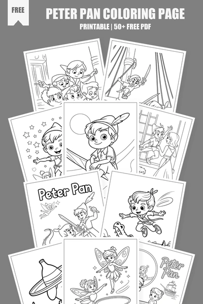 Coloring Pages PDF Pack Cover
