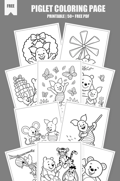 Coloring Pages PDF Pack Cover