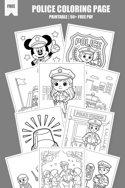 Coloring Pages PDF Pack Cover