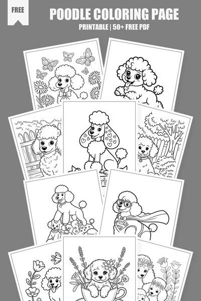 Coloring Pages PDF Pack Cover