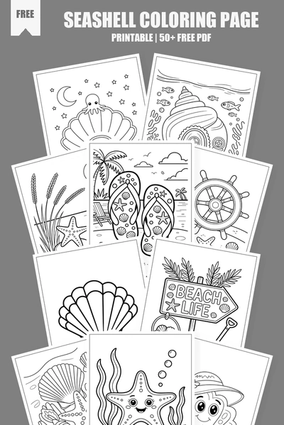 Coloring Pages PDF Pack Cover