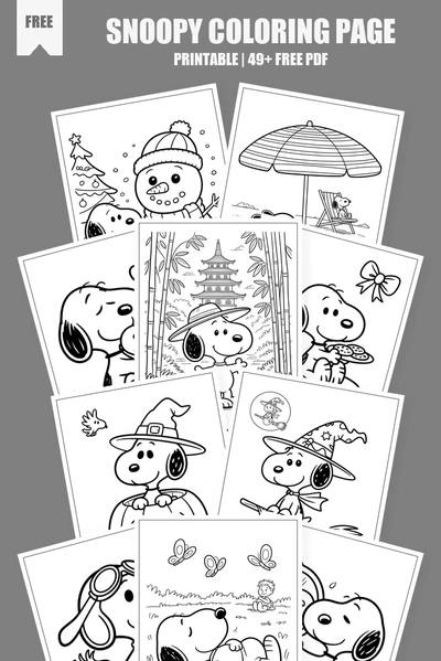Coloring Pages PDF Pack Cover