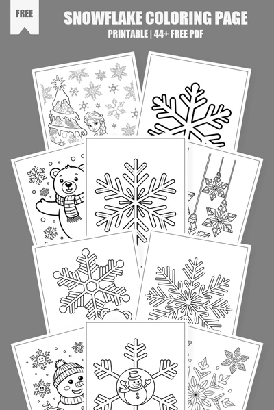 Coloring Pages PDF Pack Cover