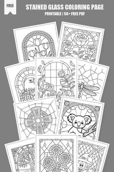 Coloring Pages PDF Pack Cover