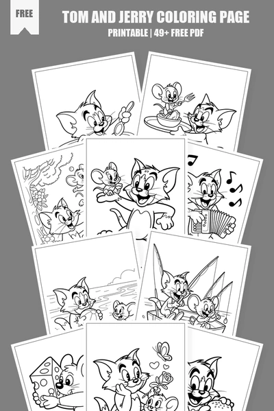 Coloring Pages PDF Pack Cover