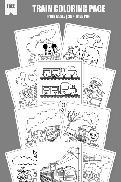 Coloring Pages PDF Pack Cover