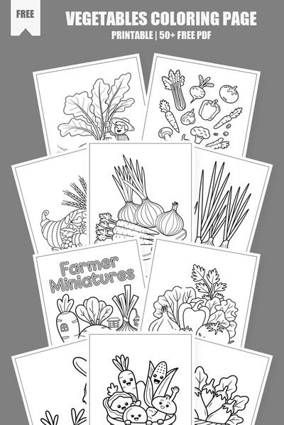 Coloring Pages PDF Pack Cover