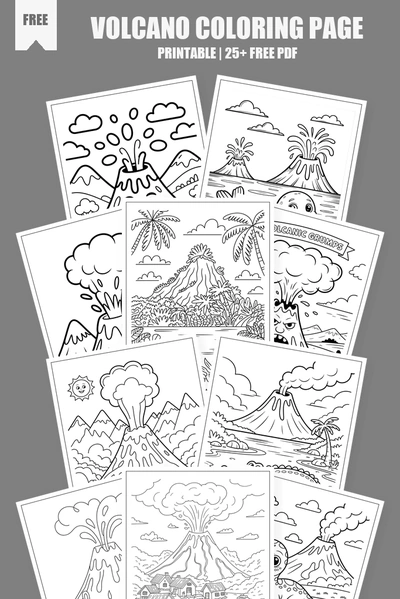 Coloring Pages PDF Pack Cover