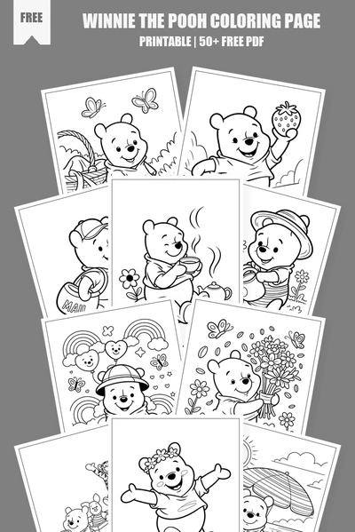 Coloring Pages PDF Pack Cover