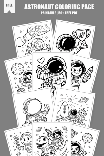 Coloring Pages PDF Pack Cover