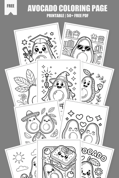 Coloring Pages PDF Pack Cover