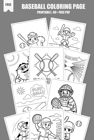 Coloring Pages PDF Pack Cover