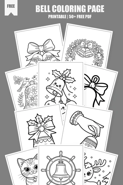 Coloring Pages PDF Pack Cover
