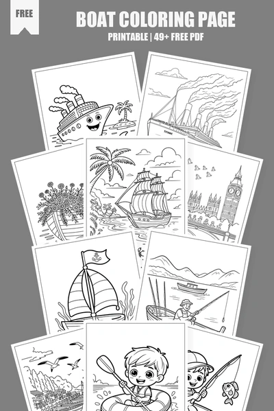 Coloring Pages PDF Pack Cover