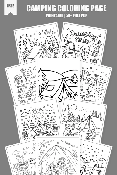 Coloring Pages PDF Pack Cover