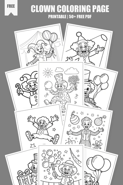 Coloring Pages PDF Pack Cover