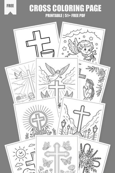 Coloring Pages PDF Pack Cover