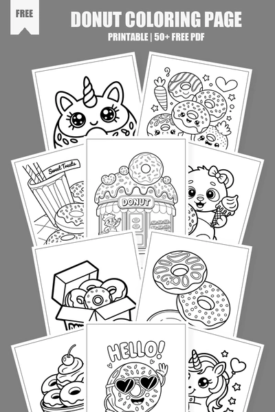 Coloring Pages PDF Pack Cover
