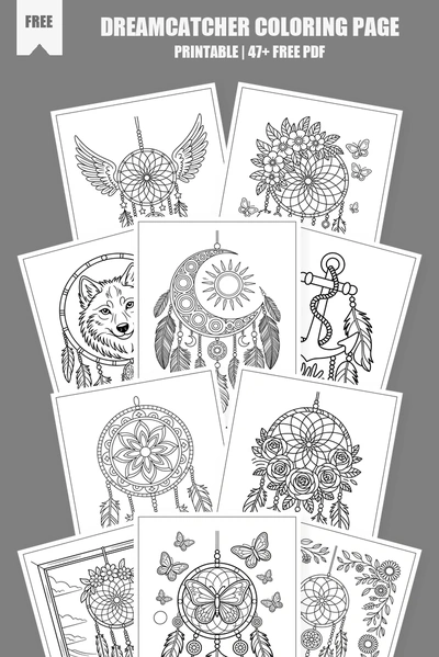 Coloring Pages PDF Pack Cover